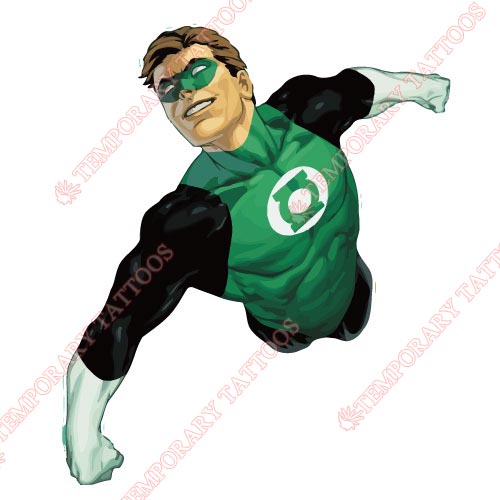 Green Lantern Customize Temporary Tattoos Stickers NO.137